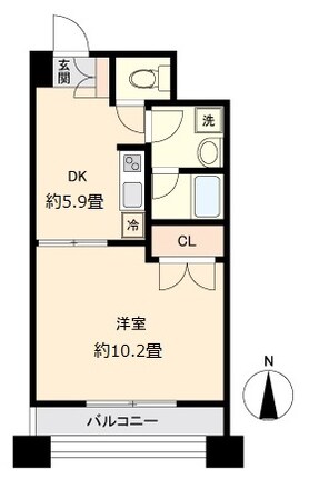 勾当台公園駅 徒歩11分 8階の物件間取画像